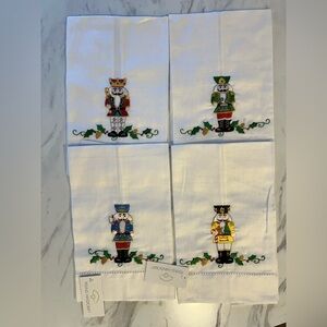 Nutcracker hand towels set of 4.